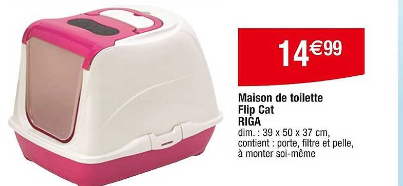 maison de toilette flip cat riga