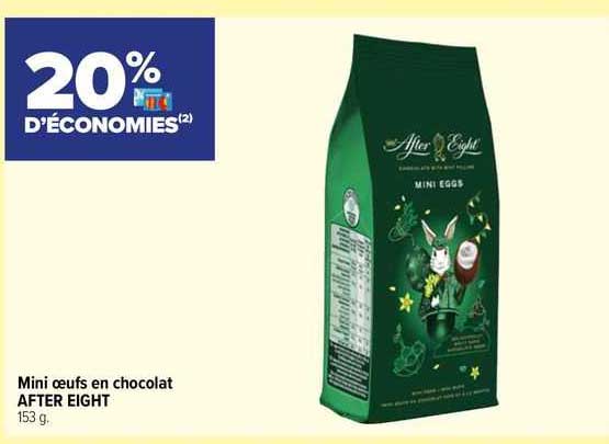 mini œufs en chocolat after eight