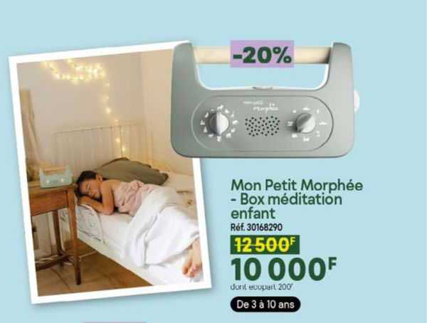 mon petit morphée - box méditation enfant