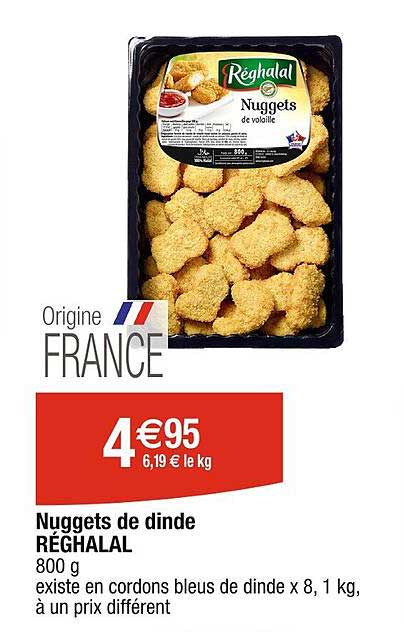 Nuggets De Dinde Réghalal