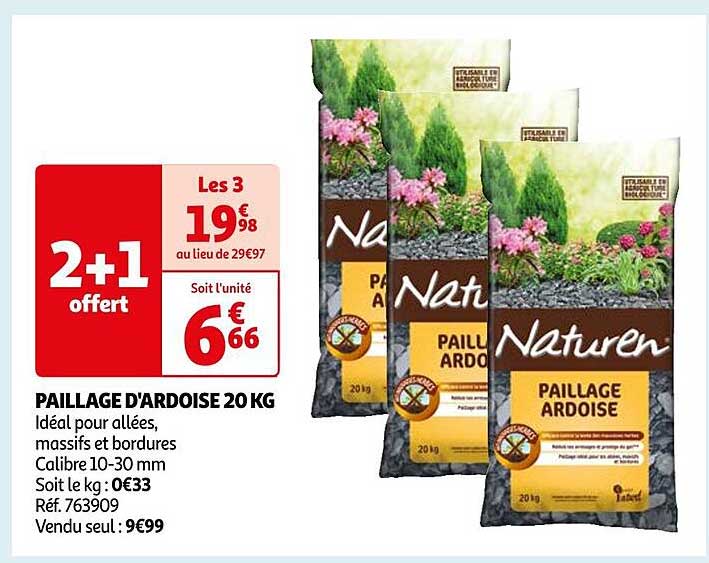 Paillage D'ardoise 20 Kg Naturen