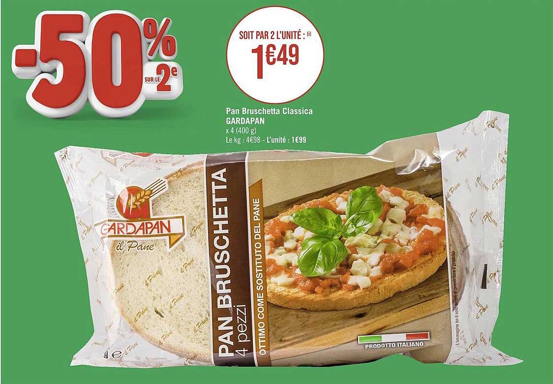 pan bruschetta classica gardapan