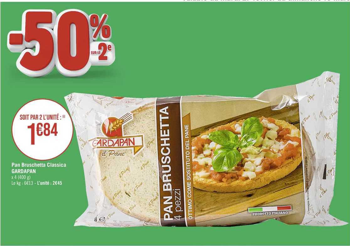 pan bruschetta classica gardapan