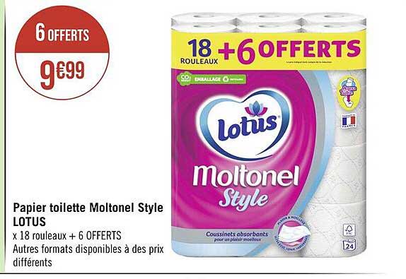 Papier Toilette Moltonel Styel Lotus