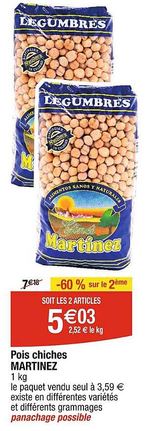 pois chiches martinez