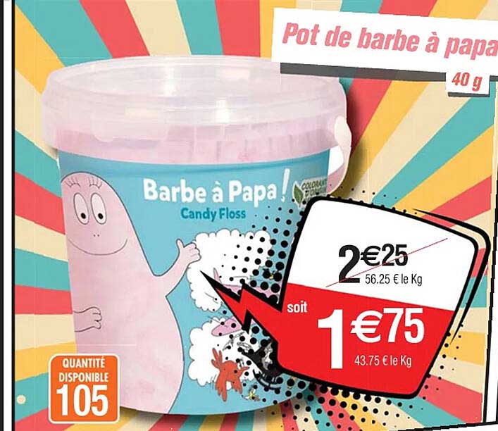 pot de barbe à papa