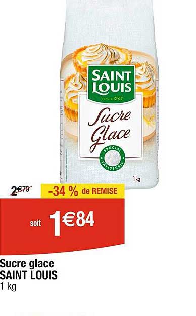 sucre glace saint louis
