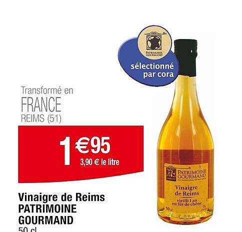 vinaigre de reims patrimoine gourmand