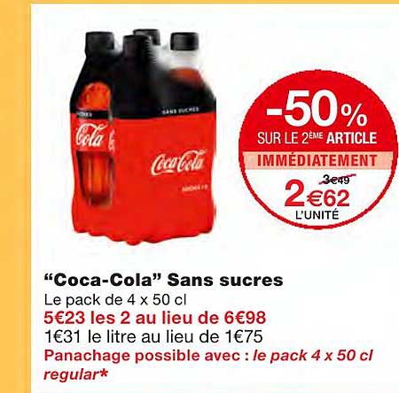 "coca-cola"  sans sucres