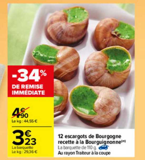 12 escargots de bourgogne recette à la bourguignonne
