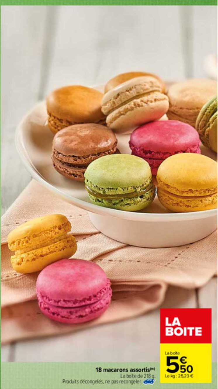18 Macarons Assortis