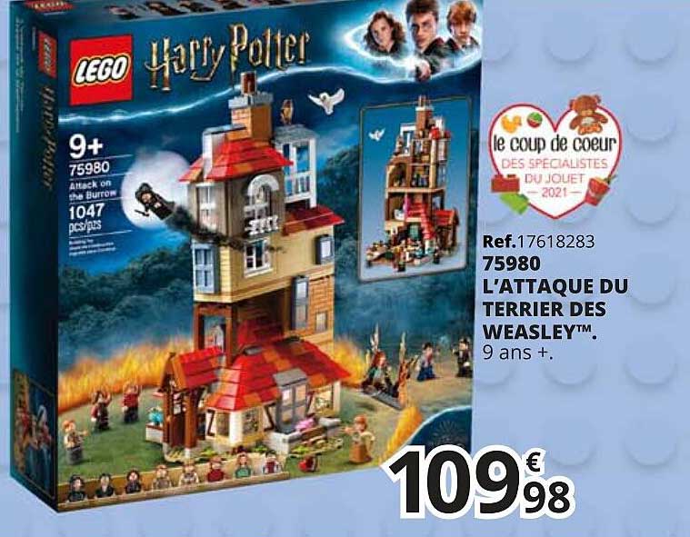 75980 l'attaque du terrier des weasley
