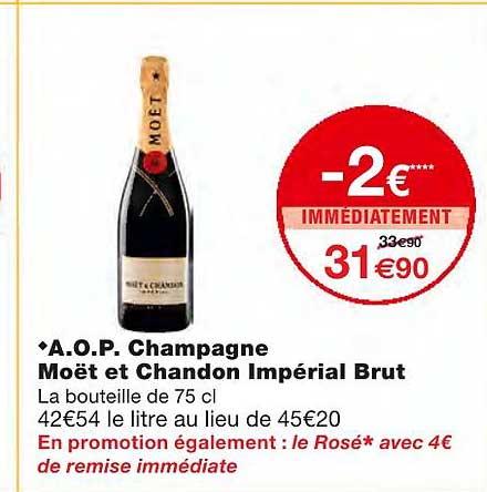 a.o.p. champagne moët et chandon impérial brut