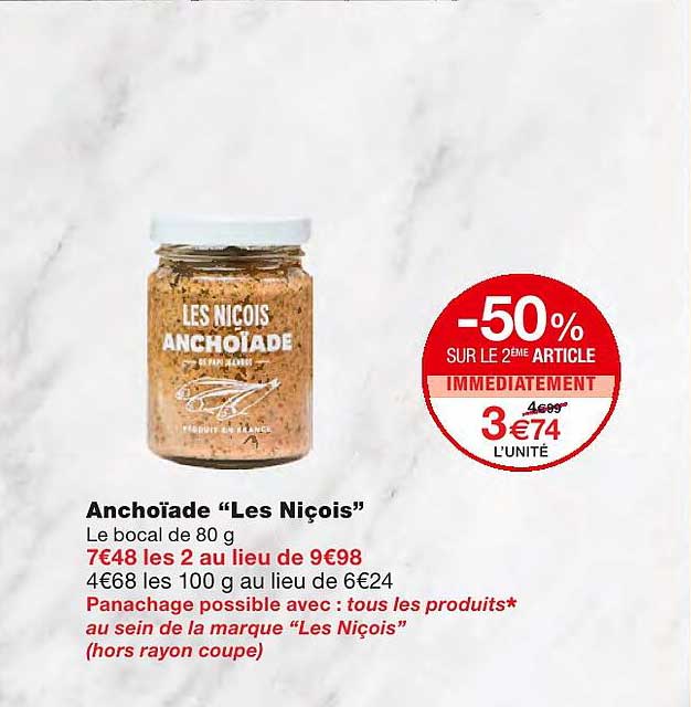 anchoïde "les niçois"
