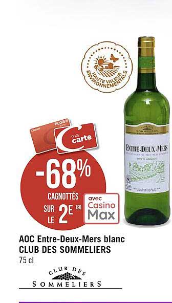 aoc entre-deux-mers blanc club des sommeliers