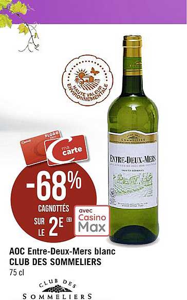 aoc entre-deux-mers blanc club des sommeliers