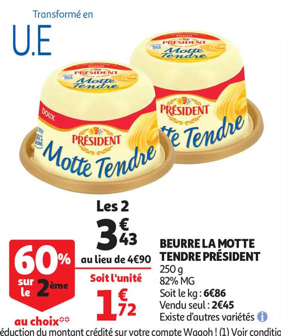 beurre la motte tendre président