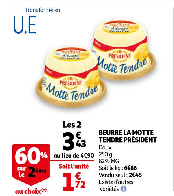 beurre la motte tendre président