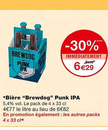 bière "brewdog" punk ipa