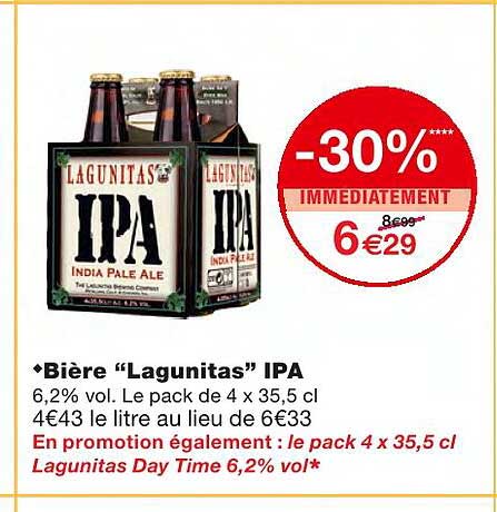 bière "lagunitas" ipa