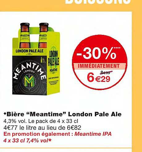 bière "meantime" london pale ale