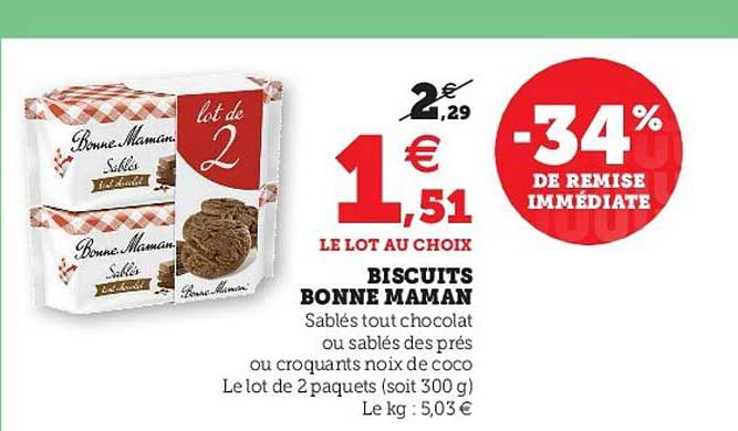 biscuits bonne maman