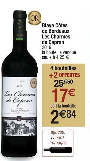 blaye côtes de bordeaux les charmes de capran