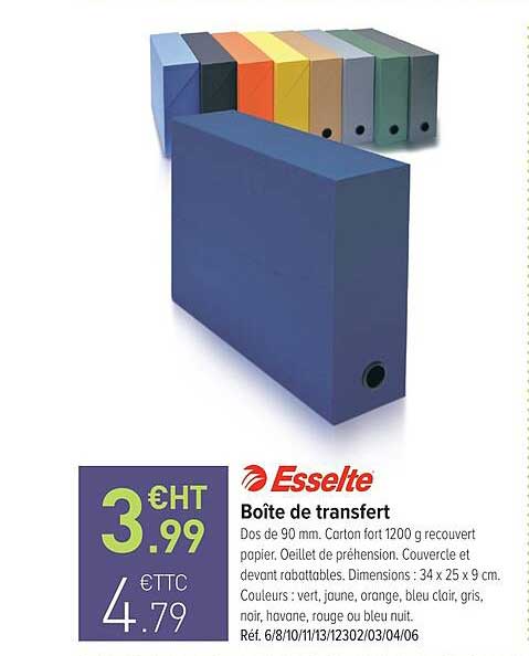 boîte de transfert esselte