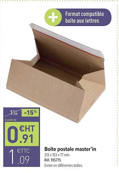 boîte postale master'in
