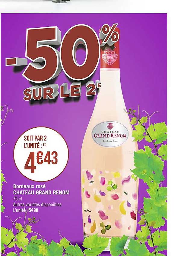 Bordeaux Rosé Chateau Grand Renom