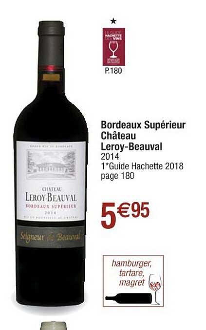 Bordeaux Supérieur Château Leroy-beauval 2014