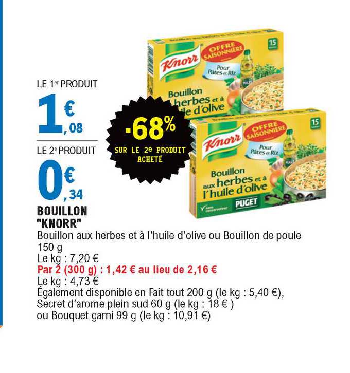 Bouillon "knorr"