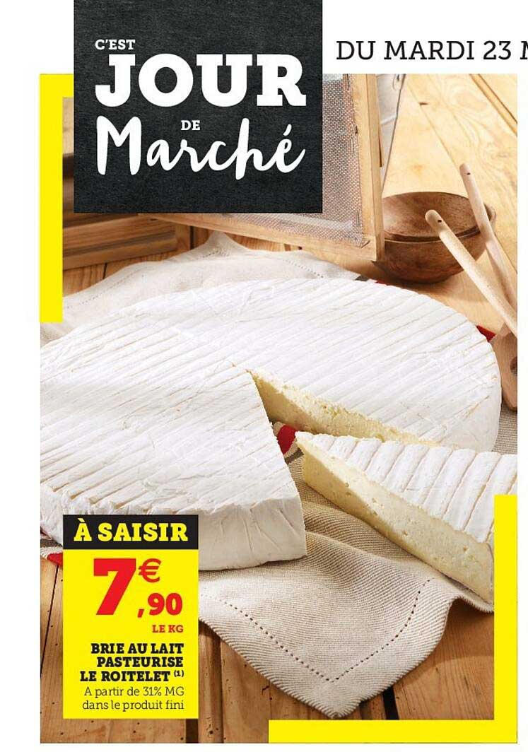 Brie Au Lait Pasteurisé Le Roitelet