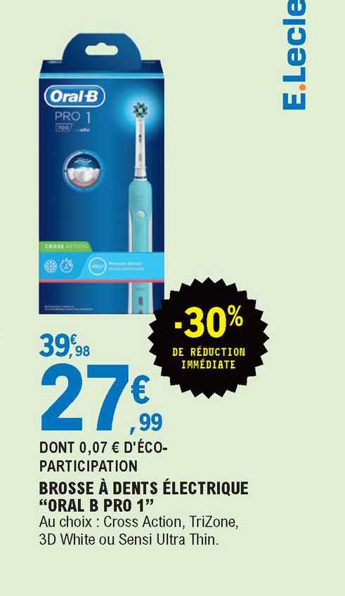 brosse à dents électrique "oral b pro 1"