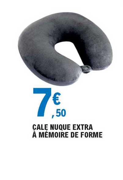 cale nuque extra à mémoire de forme
