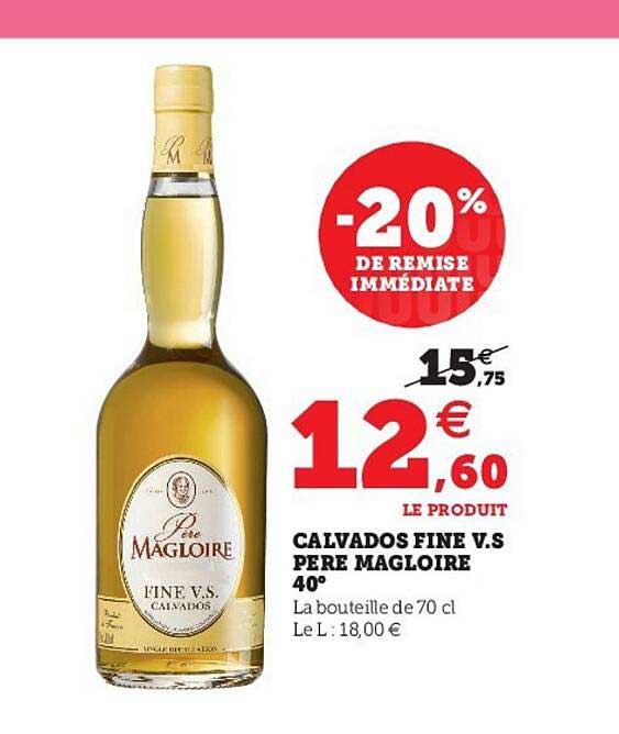 calvados fine v.s père magloire 40°