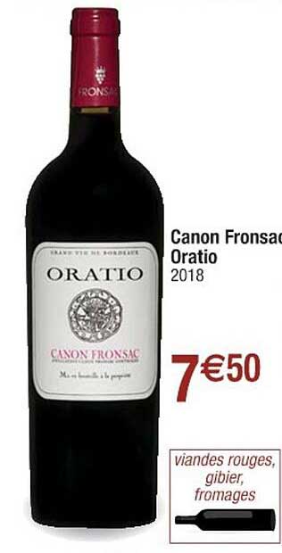 canon fronsac oratio