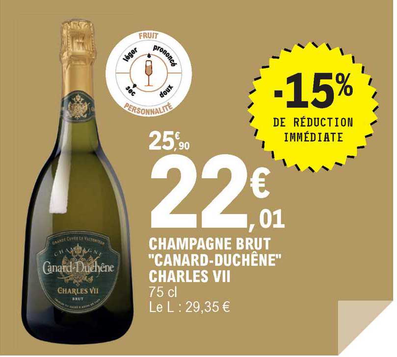 Champagne Brut "canard-duchêne"