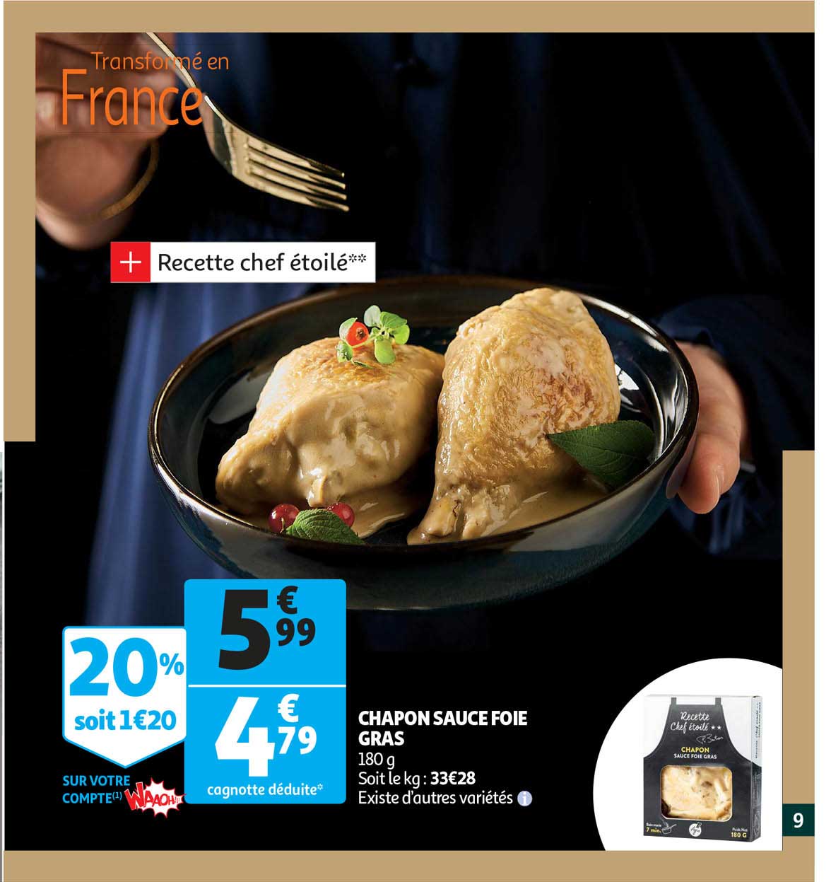 chapon sauce foie gras