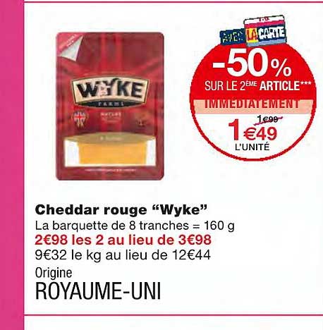 Cheddar Rouge "wyke"