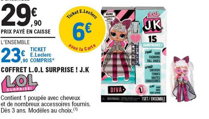 coffret l.o.l. surprise ! j.k.