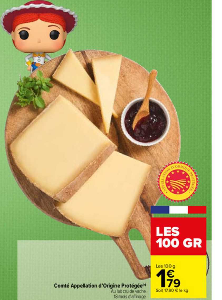 comté appellations d'origine protégée