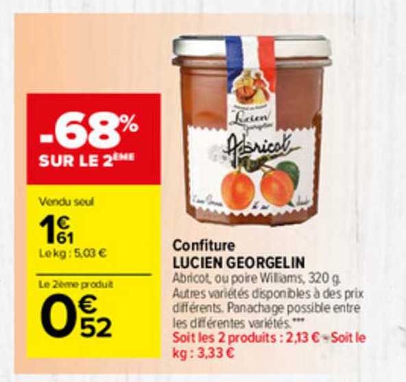 confiture lucien georgelin
