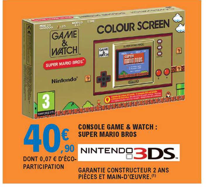 console game & watch : super mario bros