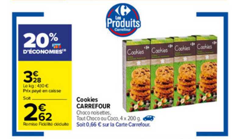 Cookies Carrefour