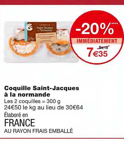 coquille saint-jacques à la normande