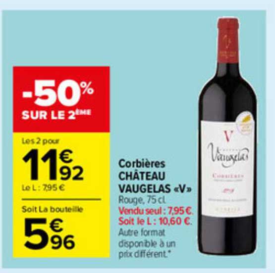 corbières château vaugelas «v»
