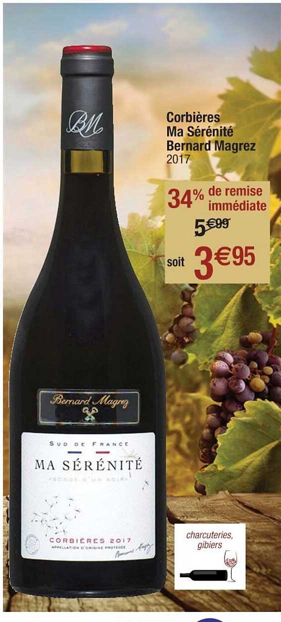 corbières ma sérénité bernard magrez 2017