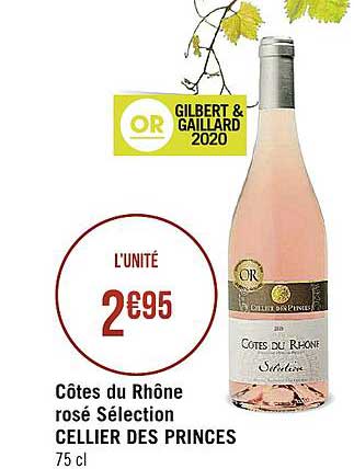 Côtes Du Rhône Rosé Sélection Cellier Des Princes