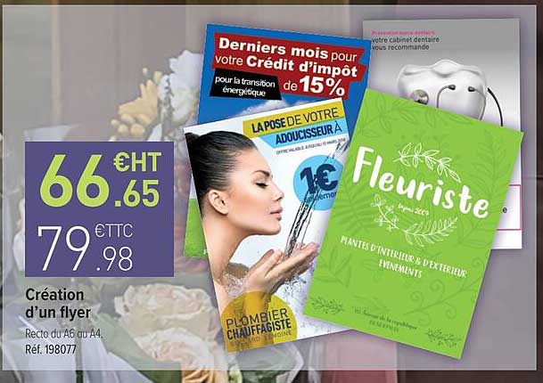 création d'un flyer